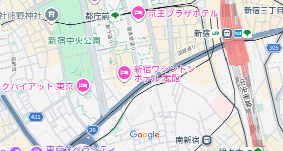 所在地のマップ画像